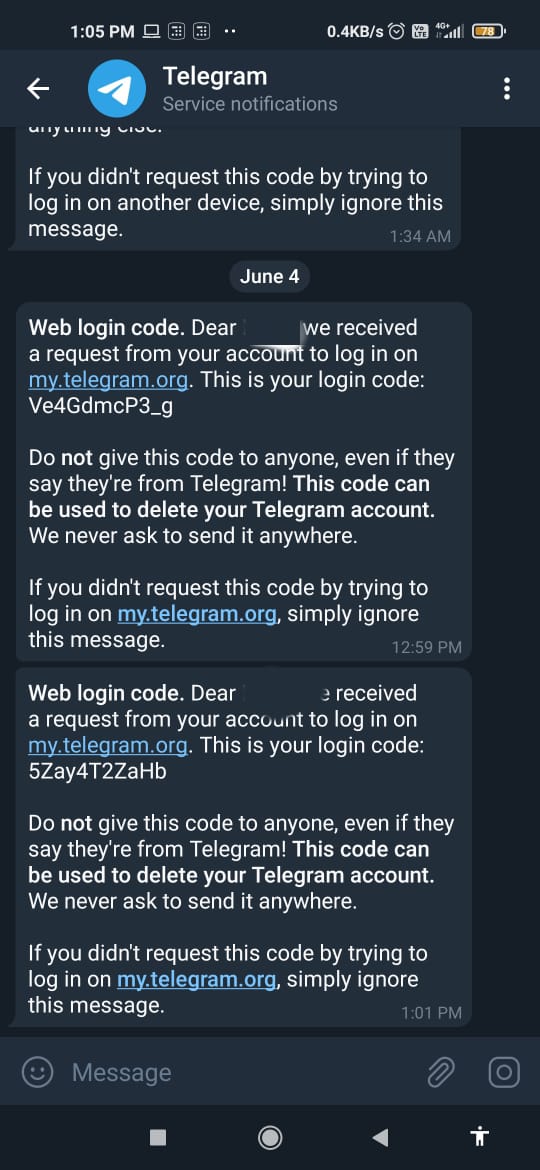 telegram login for pc