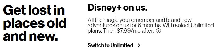 verizon disney on us plan