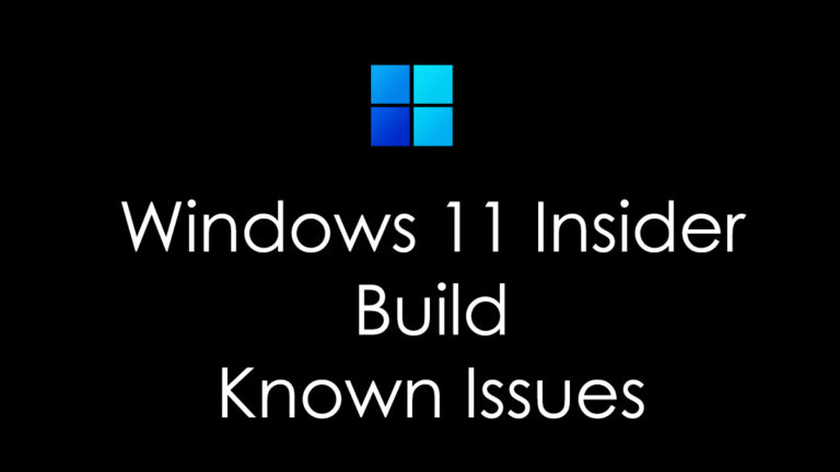windows 11 insider build issues