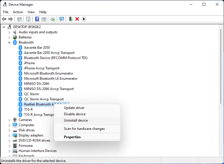 driver bluetooth asus windows 11
