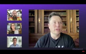 Elon Musk at The ₿ Word event