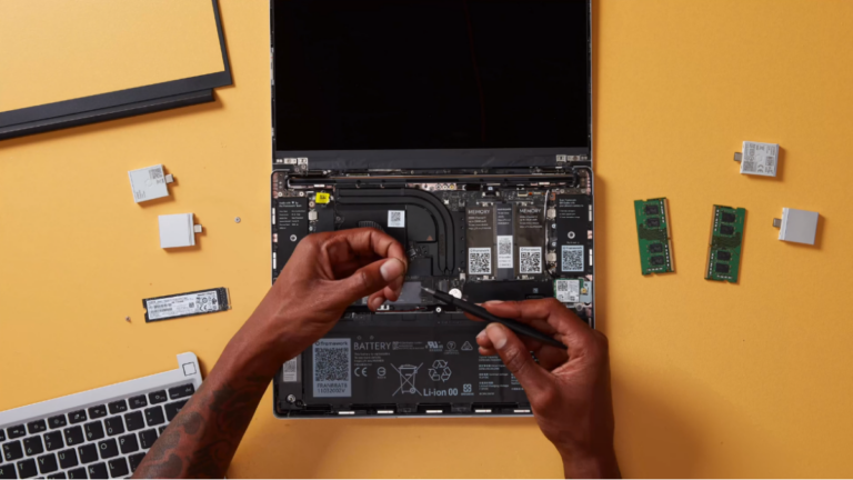 Framework laptop disassembly