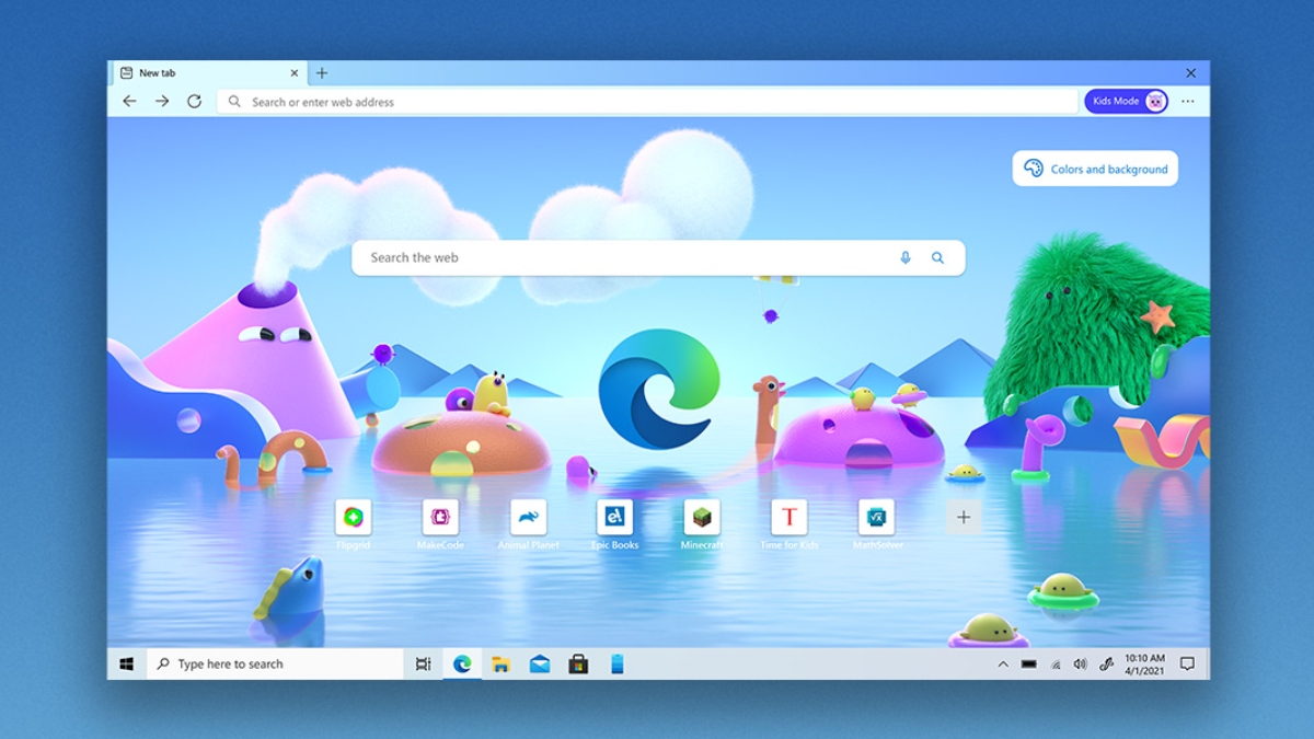 How to launch Kids Mode in Microsoft Edge
