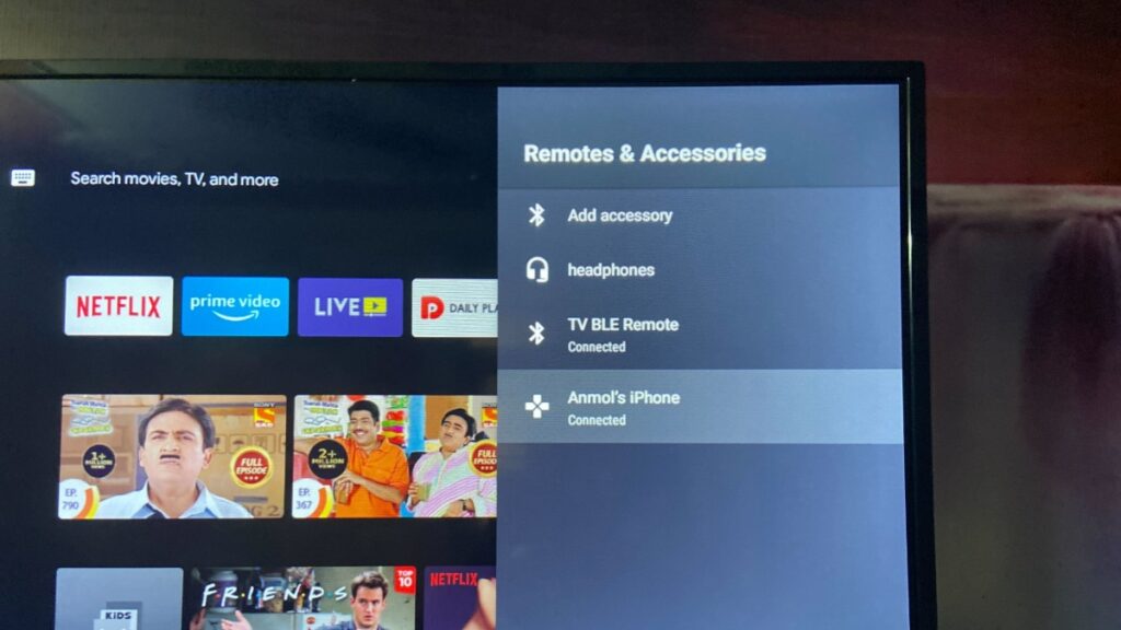  Paire de téléphone à Android TV 2