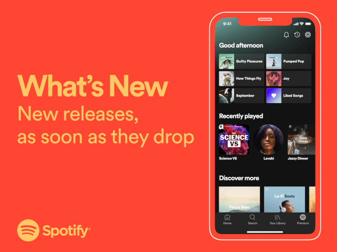 Spotify's New Feature Will Notify You Of New Releases From Your