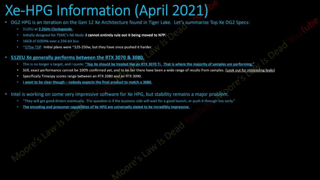 Intel new gpu xe-hpg dg2