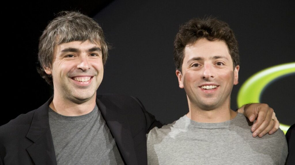 Larry Page and Sergey Brin