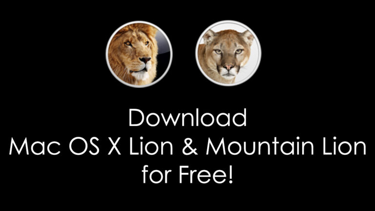 mac os x lion and mountain lion