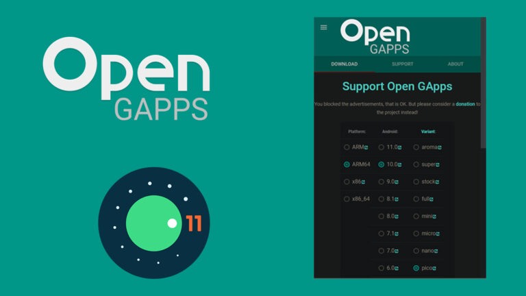 opengapps android 11