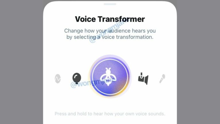 twitter voice effects transformer