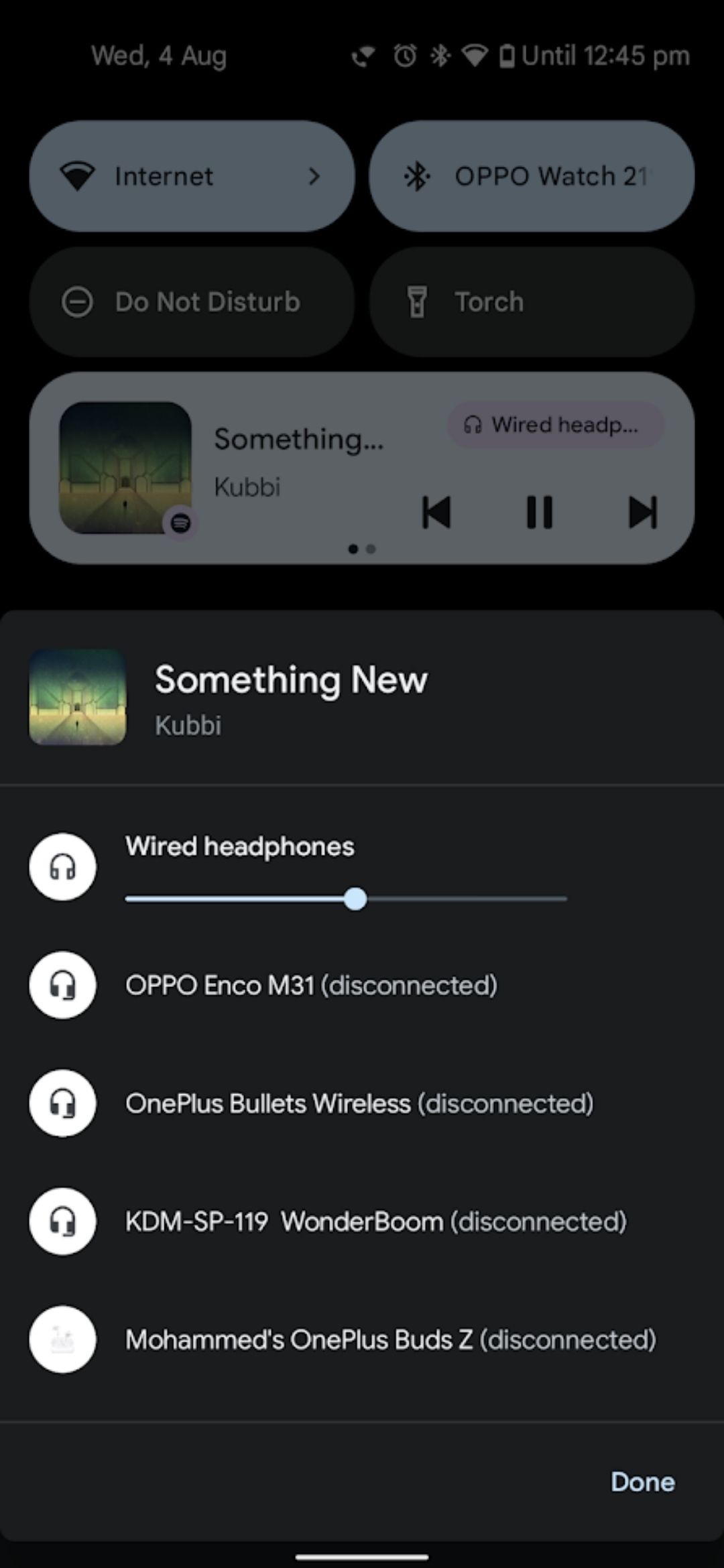 android disable audio tuner