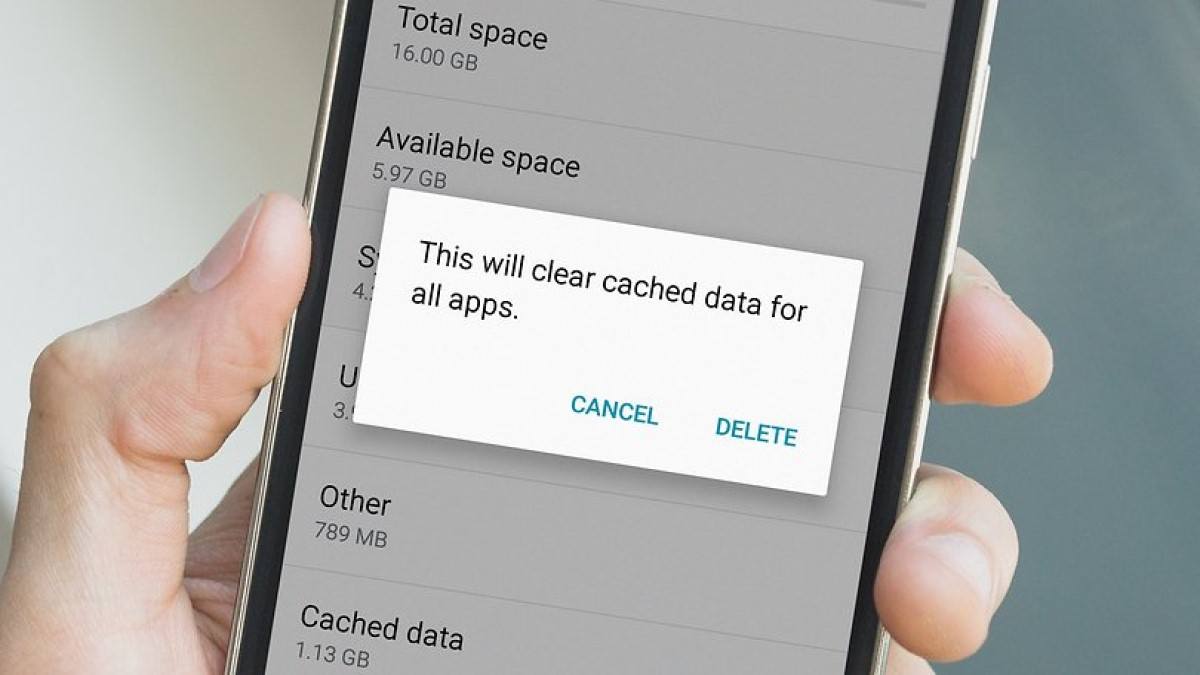 how to clear cache on android