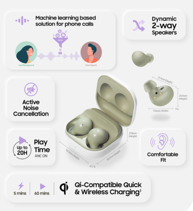 galaxy buds 2 specifications