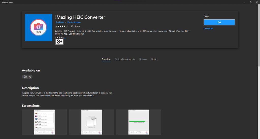 imazing heic converter app