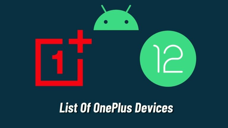 oneplus devices getting android 12