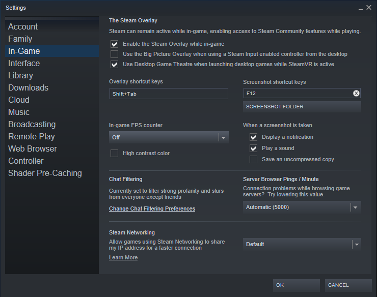 steam fps settings