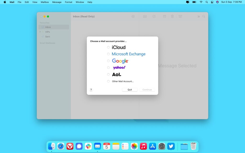 10. Apple Mail app