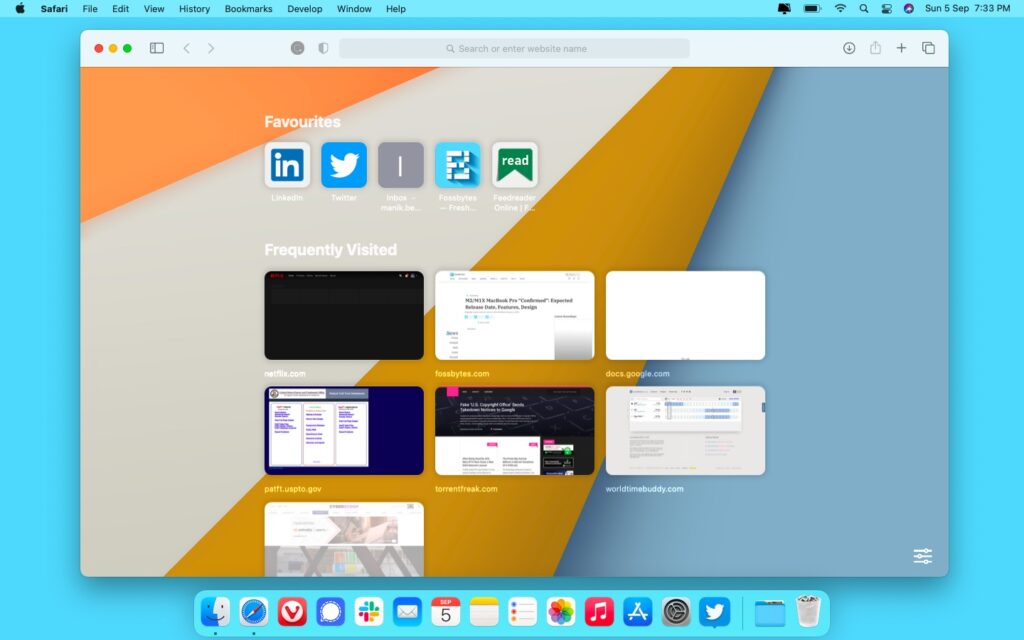 7. Safari as default macOS browser