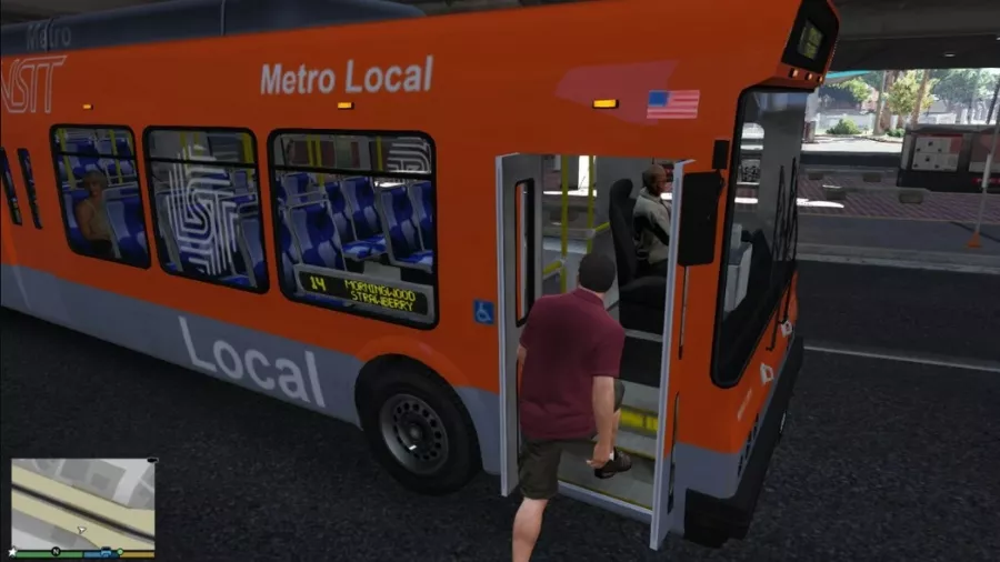 GTA 5 city bus mod