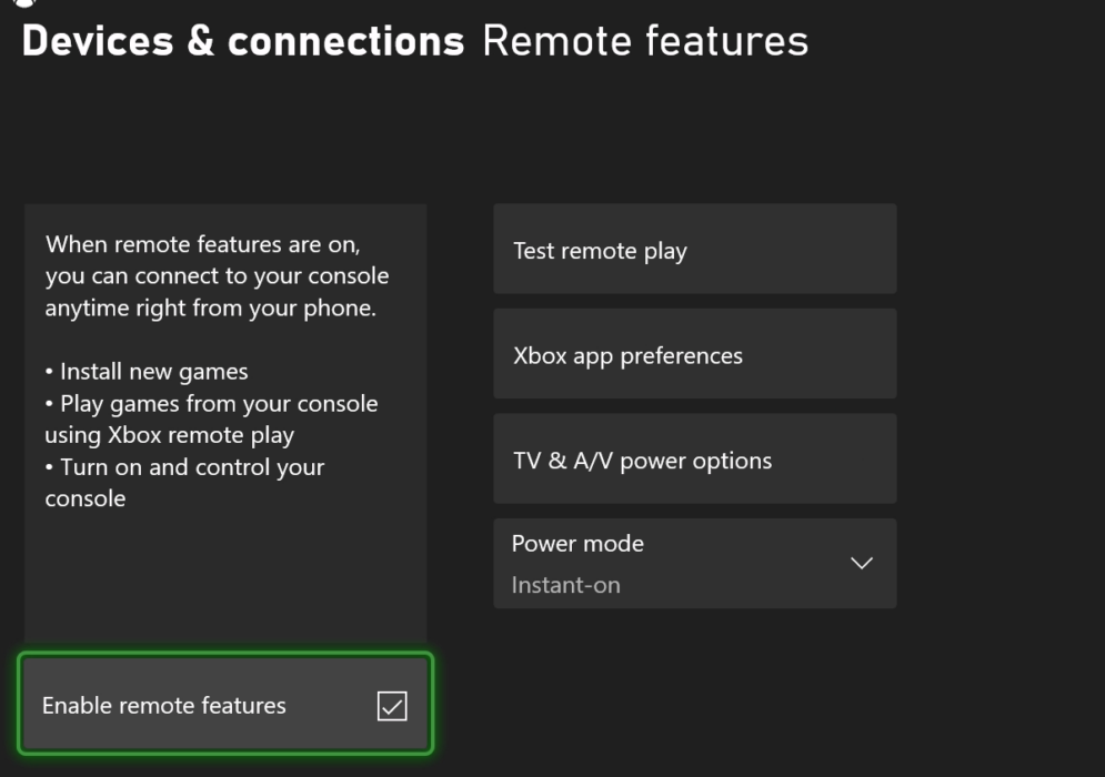 Xbox Remote Play