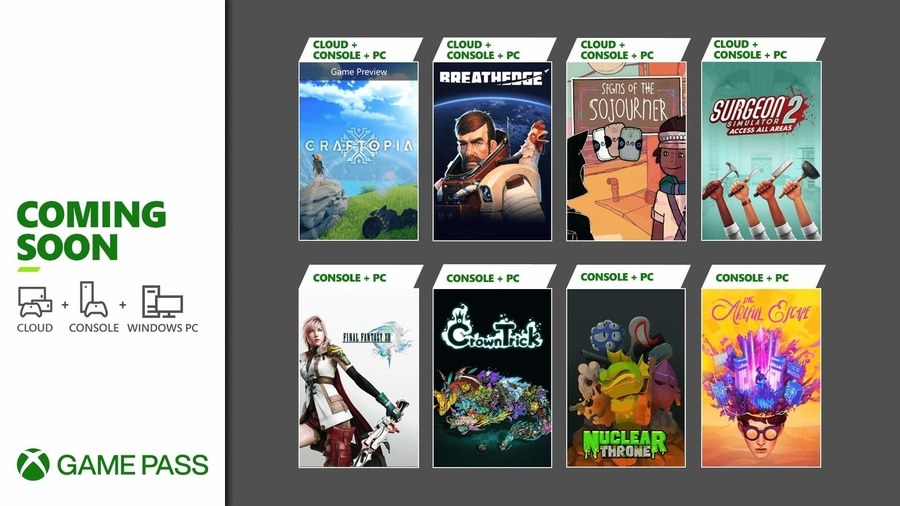 Xbox game pass games