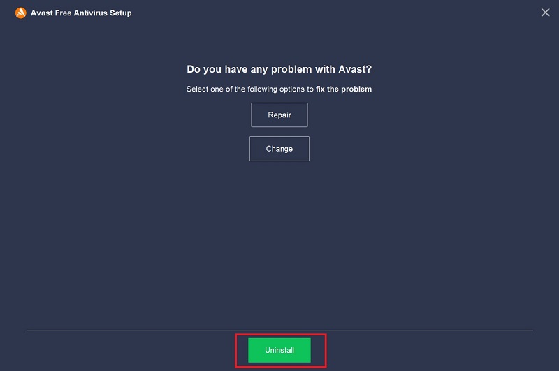 how to manually remove avast antivirus