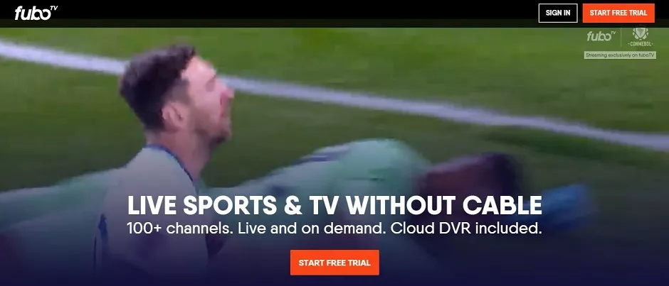 FuboTV - best football streaming sites