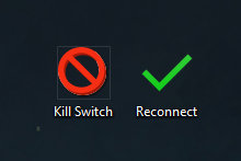 kill switch and reconnect shortcuts