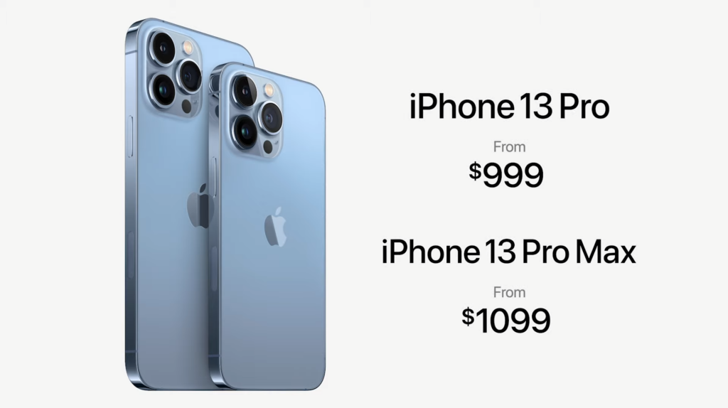 iphone 13 pro and pro max pricing