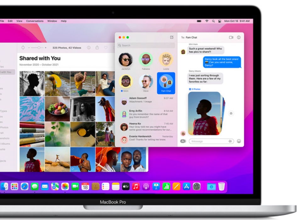Messages on macOS Monterey