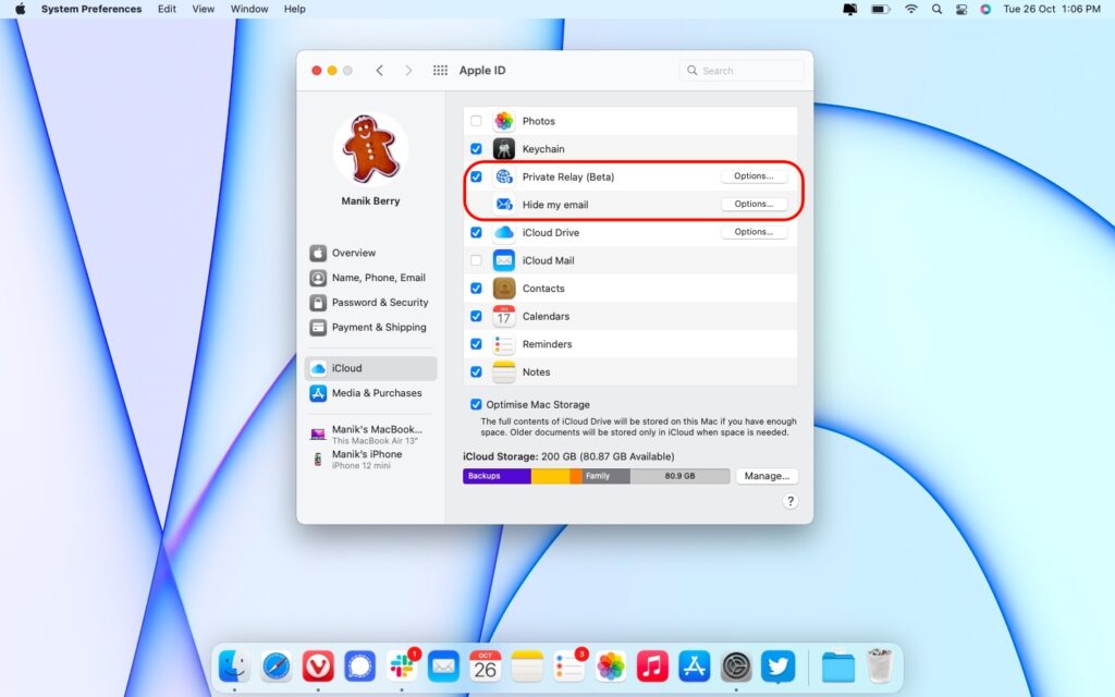 Private Relay and Hide My Email on macOS Monterey