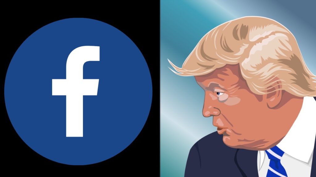 Trump and Facebook representative image- An Ugly Truth review