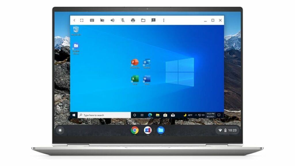 chromebook parallels app on chrome os