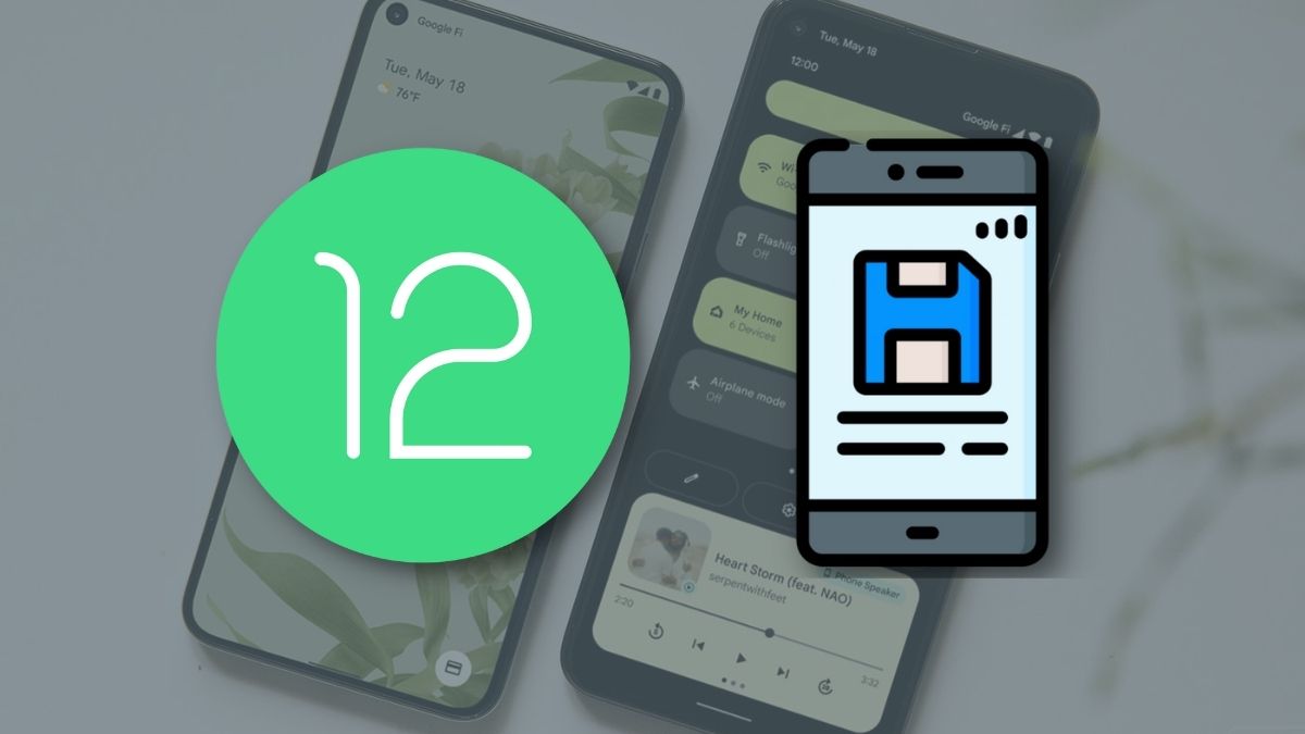 how to backup your data before installing android 12