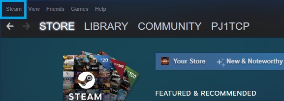 steam button on steam