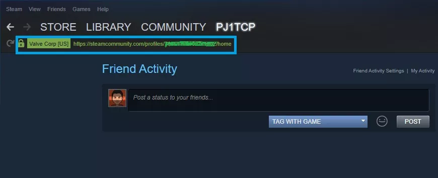 how to find steam id using URL