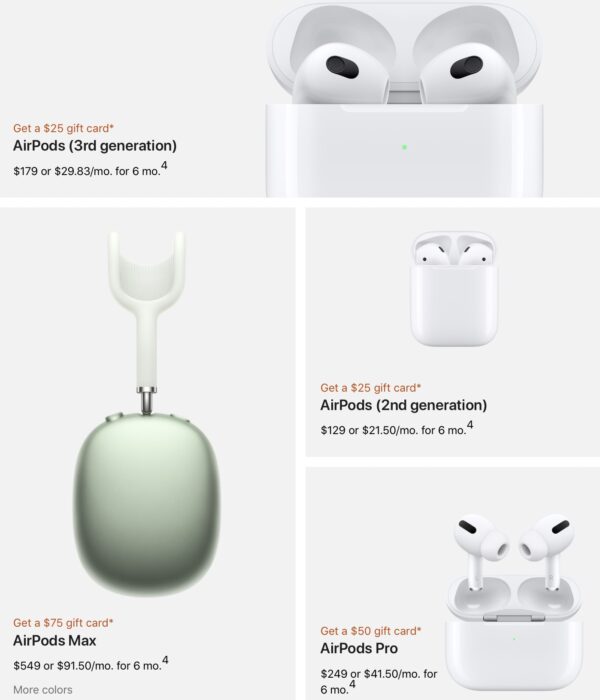 AirPods deals