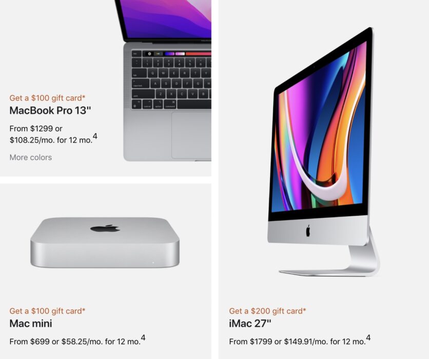 mac laptop cyber monday deals