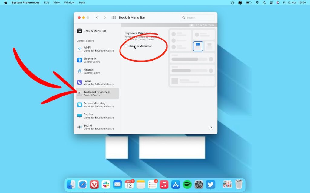 How to adjust keyboard brightness on Mac- 5