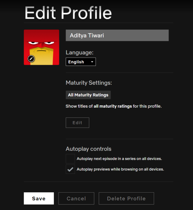 How To Delete A Netflix Profile?