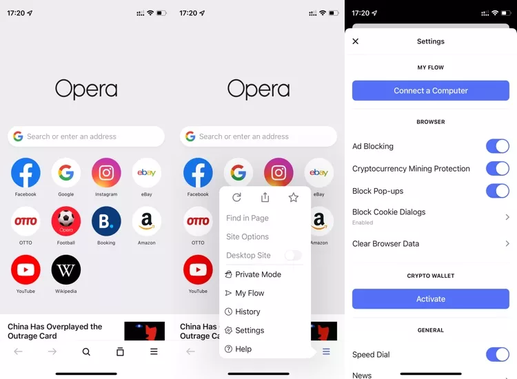 Opera for iOS