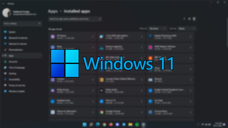 windows 11 apps & features