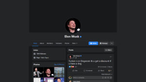 musk facebook fan page