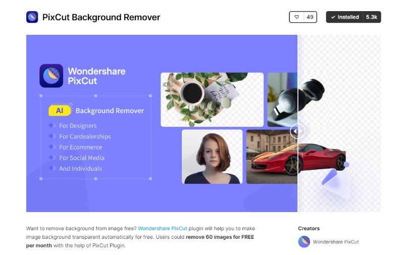 Free Transparent Background Maker Online - Wondershare PixCut
