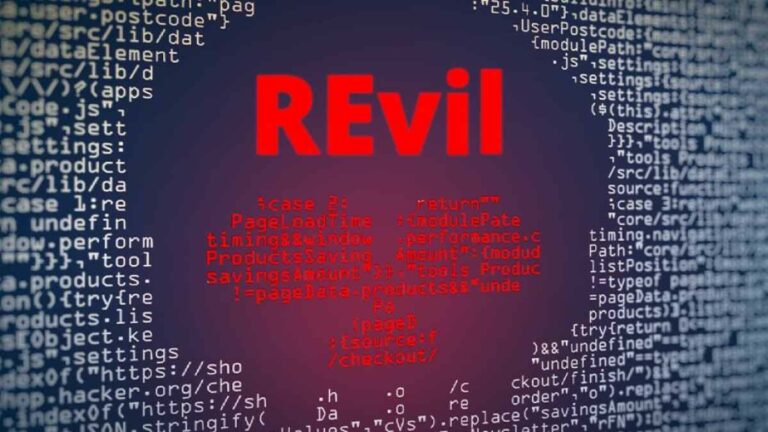 revil ransomware hacker group