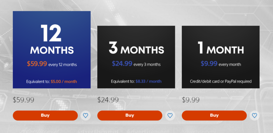 PS Now prices