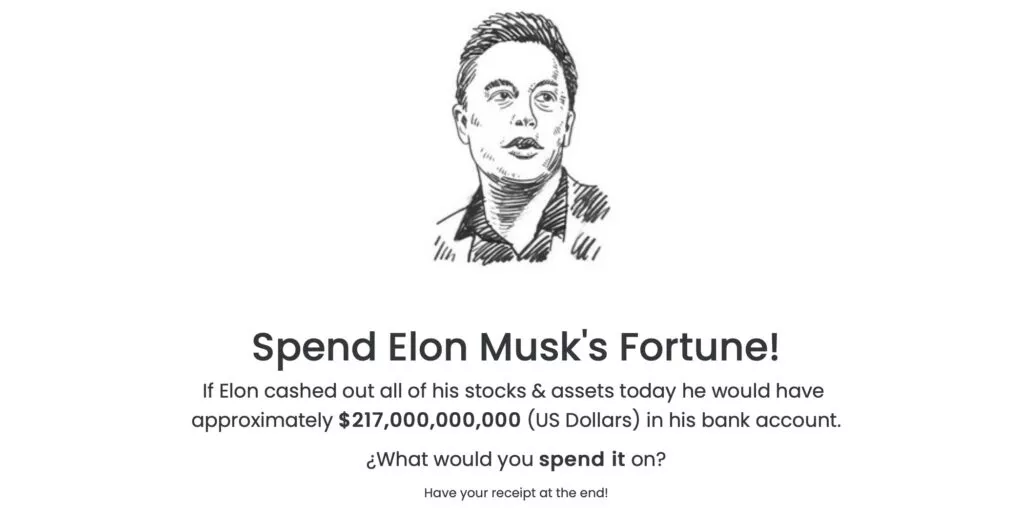 Spend Elon Musk money
