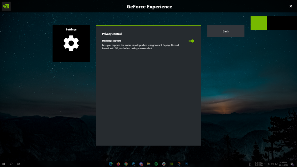 nvidia shadowplay guide record desktop