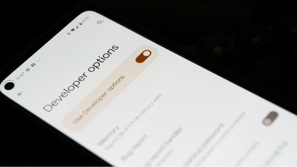 developer options Android 12