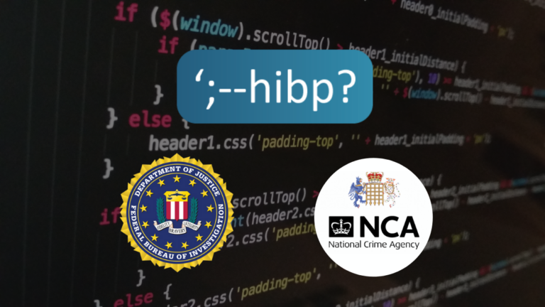 have i been pwned NCA and FBI
